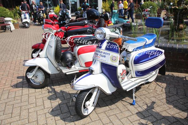 Scooter Ride In at Sammy Miller Motorbike Museum
