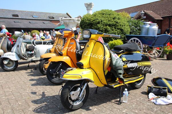 Scooter Ride In at Sammy Miller Motorbike Museum