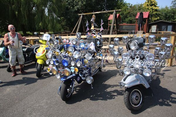 Scooter Ride In at Sammy Miller Motorbike Museum