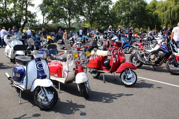 Scooter Ride In at Sammy Miller Motorbike Museum