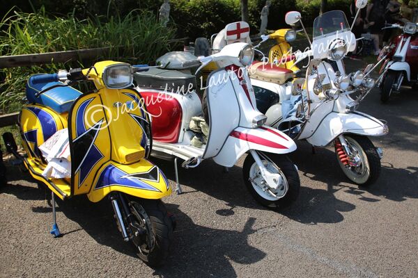 Scooter Ride In at Sammy Miller Motorbike Museum