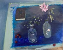 rose and catkin and sake