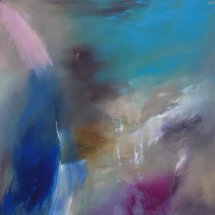 Floating Free 110 by 110 cms