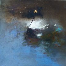 absent figure - just a spark