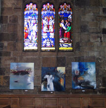Triptych Sheffield Cathedral fallen Iraqi Walk on/ Looking for you 2