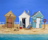 Buckling beach-huts