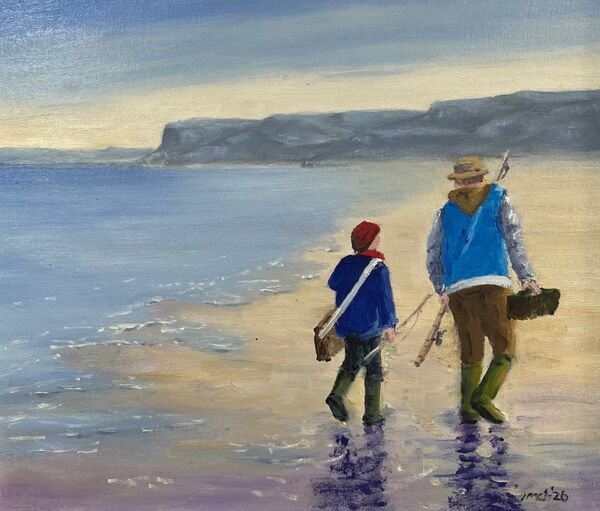 Fishing at Fairhead