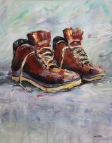 Two walking boots