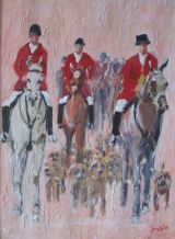 Horses and hounds; sold