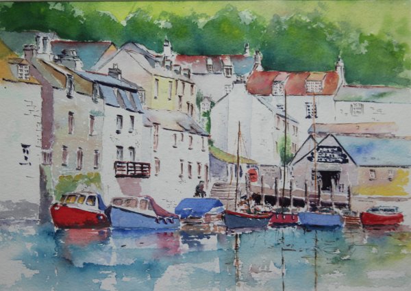 Summer in Polperro, Cornwall; gifted