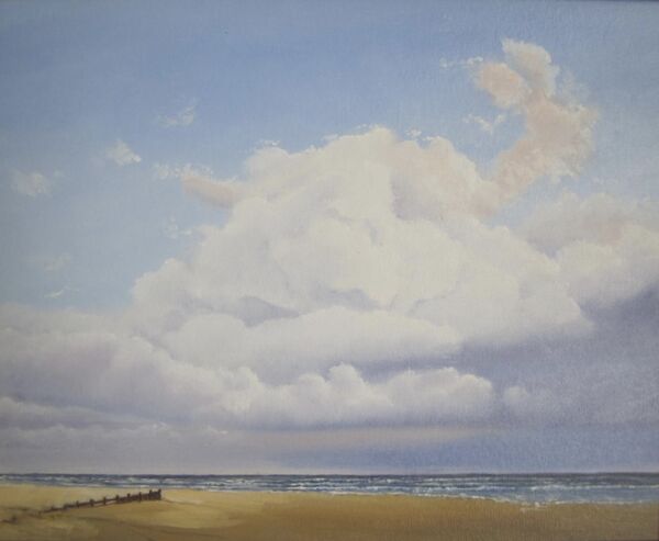 Billowing clouds over Ferring