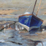 Boat at Low Tide, St Ives