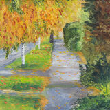Looking Down The Hill, Autumn