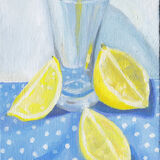 Lemon and Polka Dots