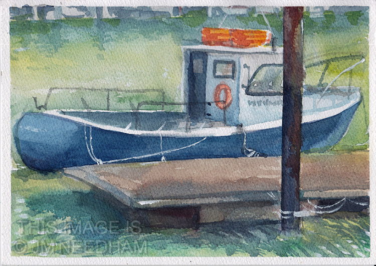Blue Boat, Ryde Harbour