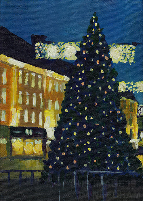The Town Centre At Christmas