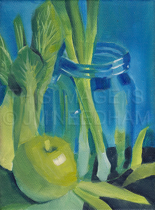 Green Against Blue
