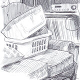 Laundry Baskets at Rest