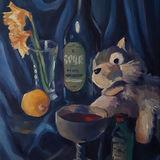 The Husky Has Been Drinking
