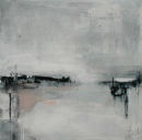 Lowest Point, acrylic on board, framed 43x43cm SOLD