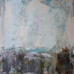 Blue Fields - 60x60cm on board SOLD
