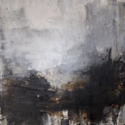 Both Night and Day - 90x90cm mixed media on board