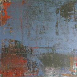 Bridge 50x50cm mixed media on canvas SOLD