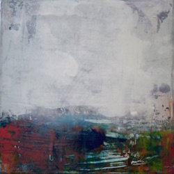 Estuary - 30x30cm on canvas