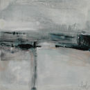 Testimony, acrylic on board, framed 43x43cm SOLD