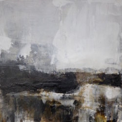 To The Heath - 60x60cm mixed media on board SOLD