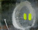 Space Man 50x40cm mixed medium on board SOLD