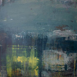 Morning mist 100x100cm mixed media on canvas SOLD
