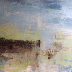 Out There - 90x65cm mixed media on canvas