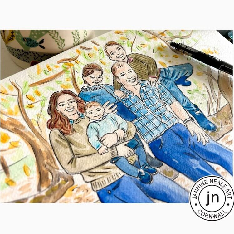 Watercolour & ink Illustration