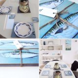 Mackerel placemats & coasters