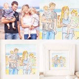 Small 10x10cm image Family portrait