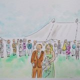 Medium A5 Wedding portrait