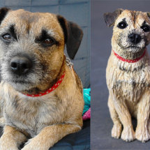 Bluebell Border Terrier, commission 2017