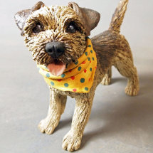 Border Terrier with scarf, 2016