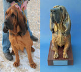 Homer, Bloodhound Sculpture 2012