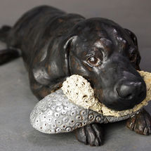 Lola Labrador & her slipper, commission 2016