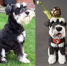 Milo Schnauzer with Snail! Commission 2016