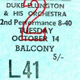 Duke Ellington 1958 (Odeon Newcastle)