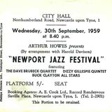 Newport Jazz Brubeck Gillespie Clayton