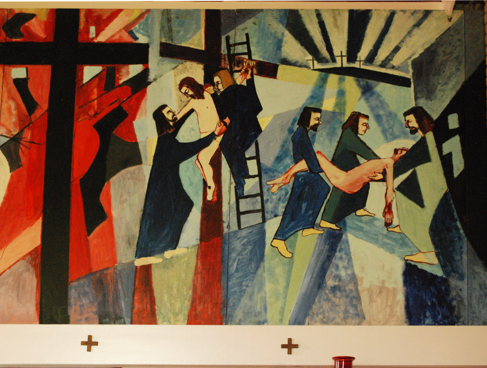 Joseph McWilliams 1938 2015 Detail Of Stations 13 And 14 Jesus Is 