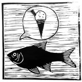 Fish chattin' about ice cream