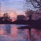 Sunset Over the Water