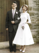 Black & white wedding