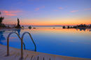 infinity swimming pool, greece
