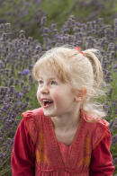 Young girl laughing